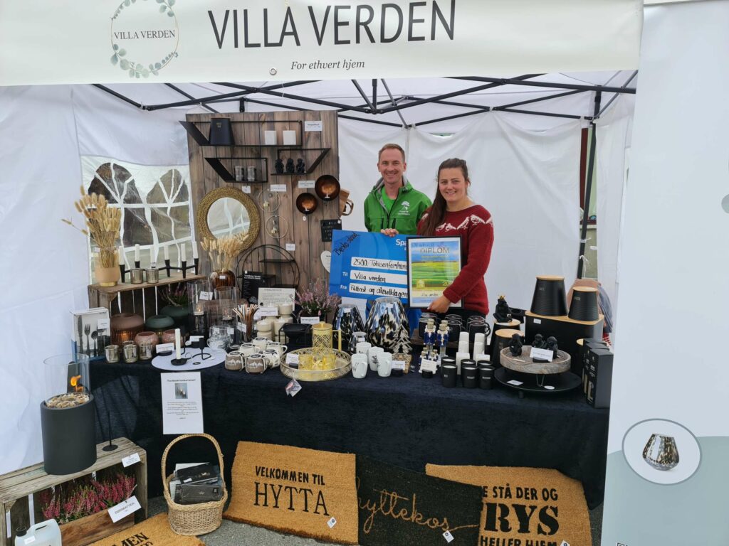 BESTE STAND: Villa Verden utmerket seg med den beste standen under årets Pultost- og Akevittdager.